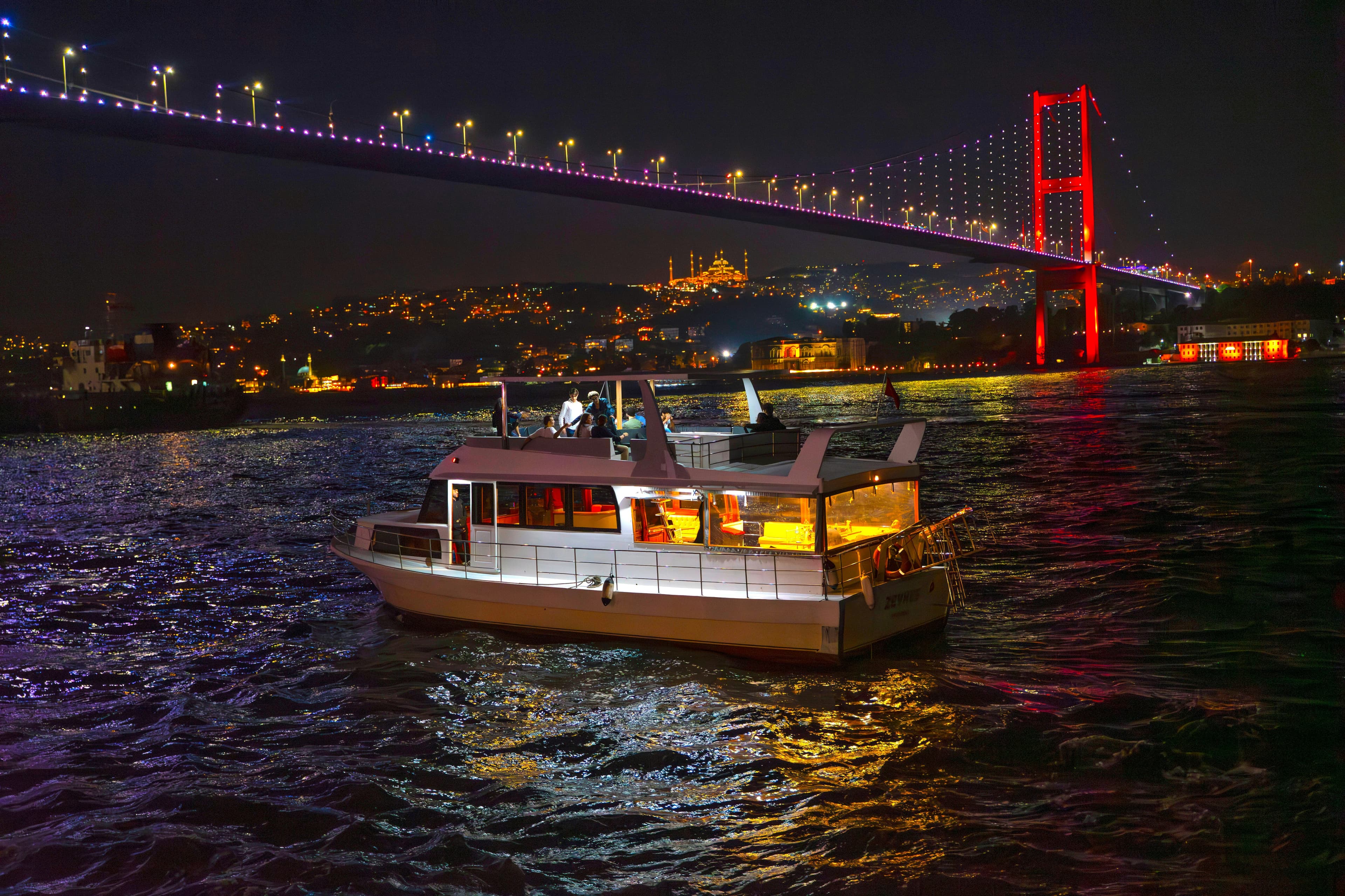 Bosphorus Bridge at night, Istanbul