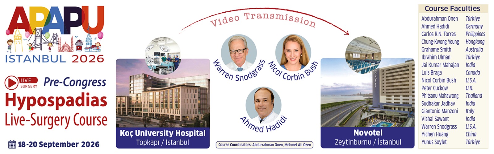 APAPU 2026 — Pre-Congress Hypospadias Live-Surgery Course